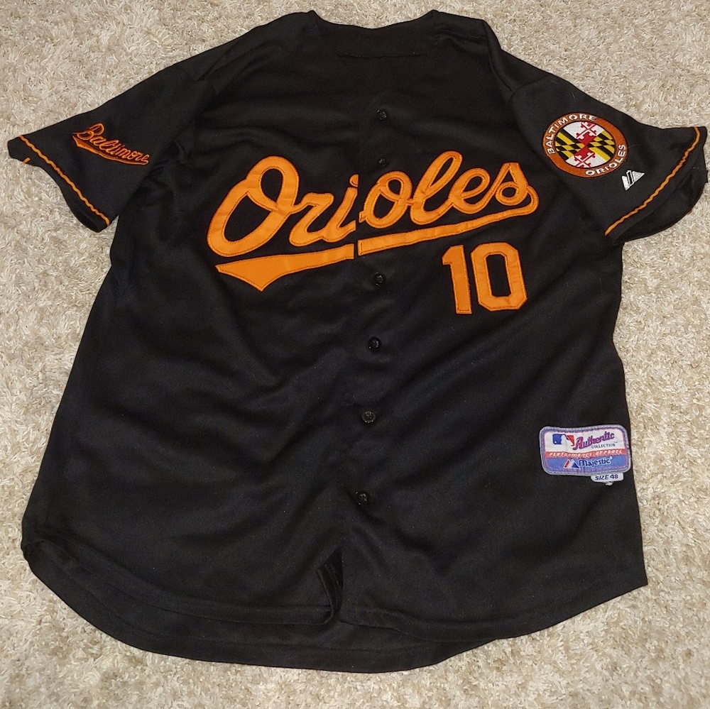 Adam Jones 10 Baltimore Orioles jersey black